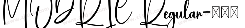 MODRIC Regular字体转换